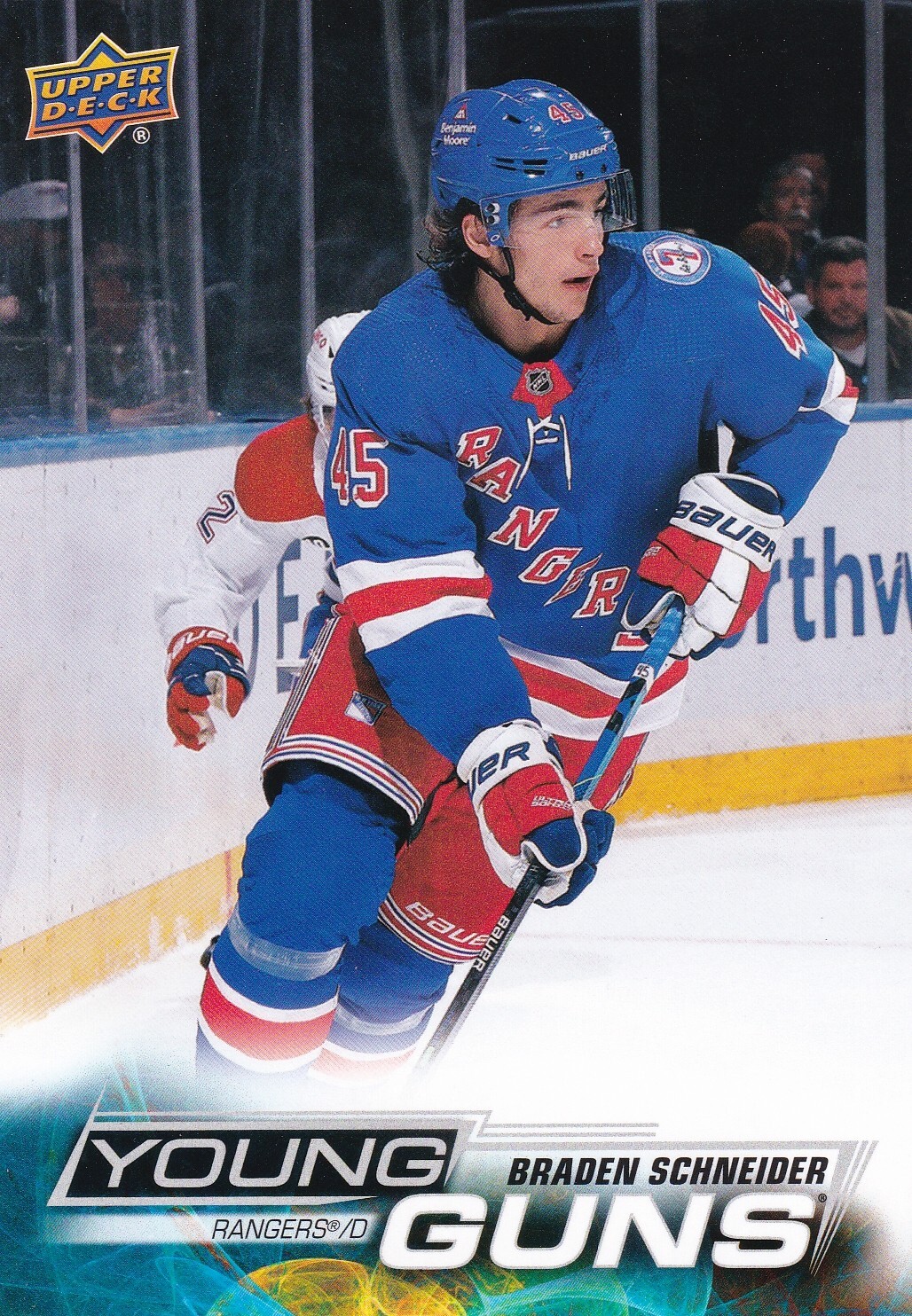 2022-23 Upper Deck Series 1 Braden Schneider JUMBO Young Guns Rookie #214