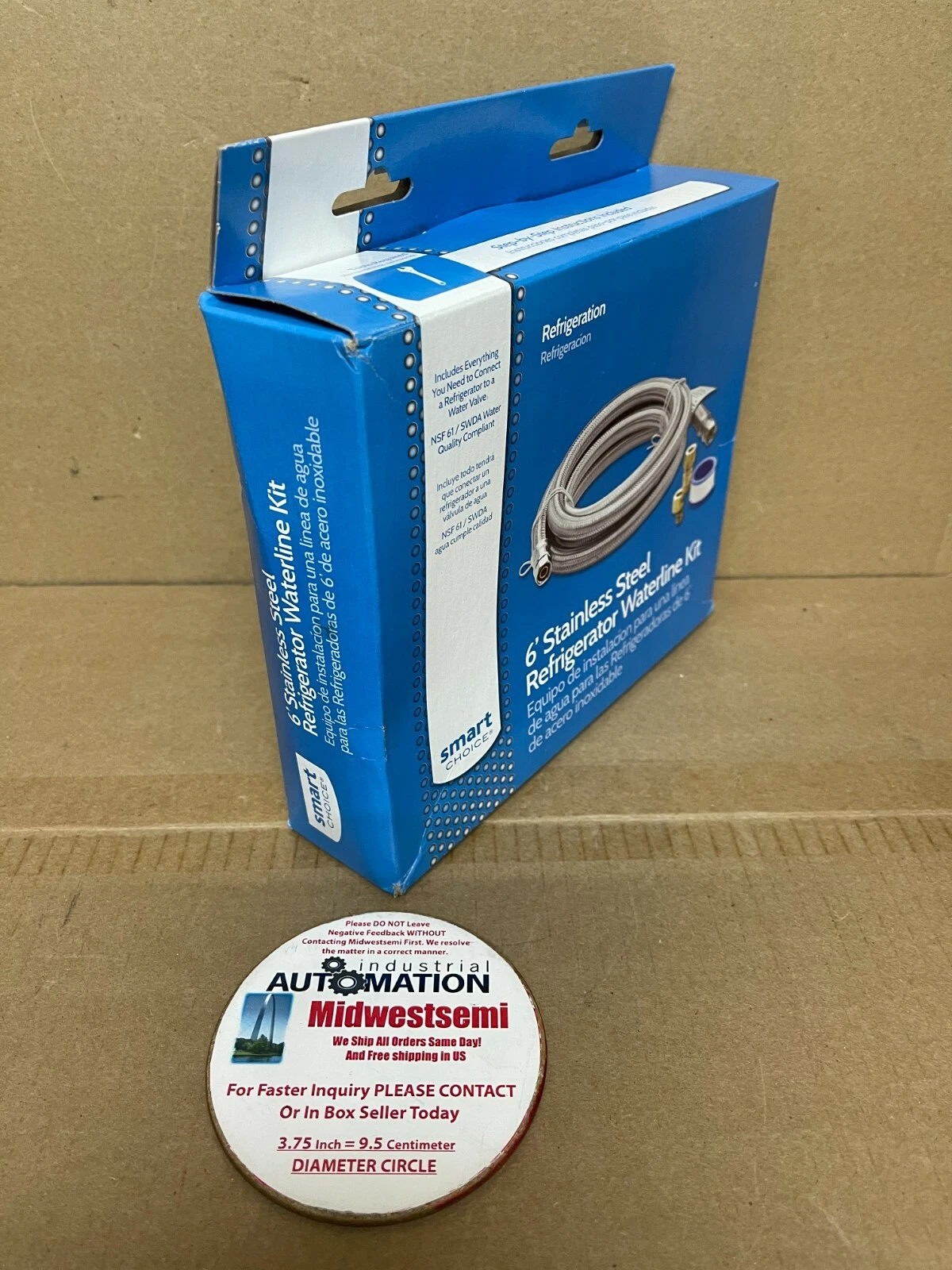 NEW SMART CHOICE 5304490728 6FT SST REFRIGERATOR WATERLINE KIT SHIPS SAME BUSDAY
Opens in a new wind