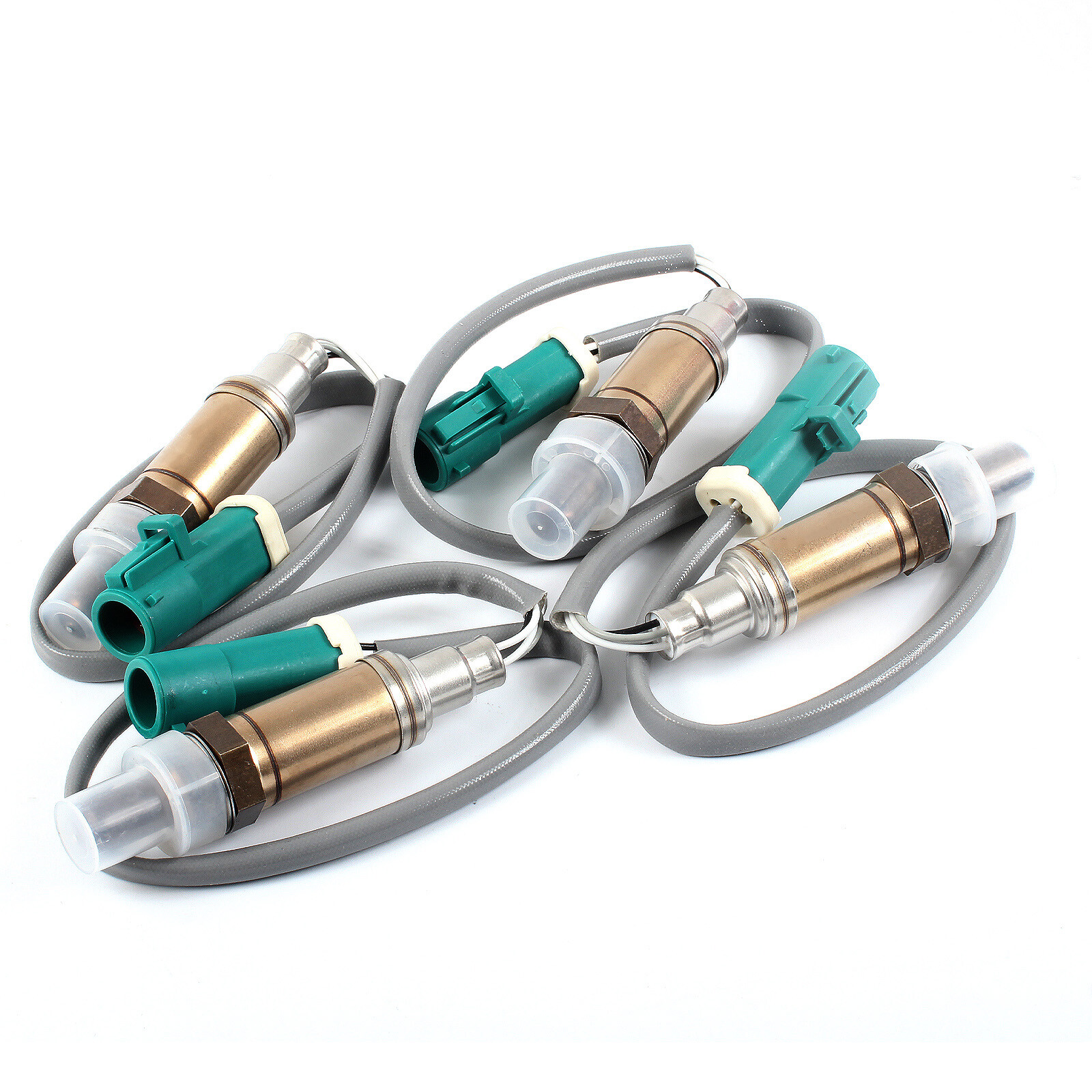 4X Replacement For BOSCH UP&DownStream O2 Oxygen Sensor For 2005 - 2006 Ford GT