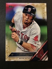 2016 Topps Series One #84 Mookie Betts Gold /2016 Boston Red Sox