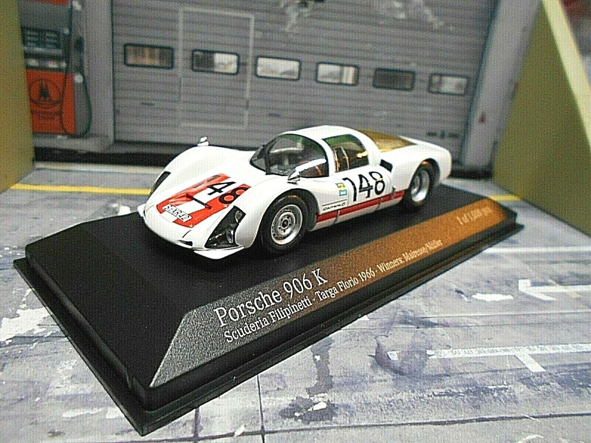 Porsche 906 Carrera 6 - 1966 - Ixo 1/43 - Targa Florio - Collection Altaya