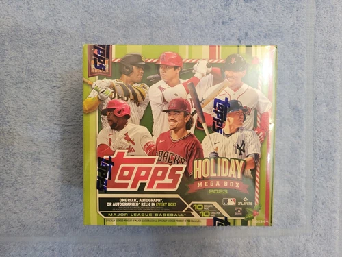 2023 Topps Holiday MLB Baseball Trading Cards Mega Box - In Stock