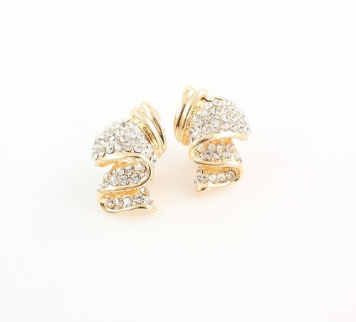 Fashion Gold Color Alloy Rhinestone Wedding Jewelry Sets Necklace Bracelet Ring - 第 6/14 張圖片