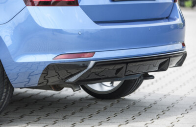 Rieger CUP Diffusor SCHWARZ Für Skoda Rapid NH Spaceback Heck