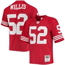 Patrick Willis 2007 San Francisco 49ers MITCHELL & NESS Throwback LEGACY Jersey