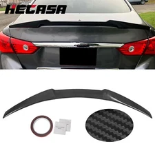 Rear Trunk Spoiler Wing For 2014-2024 Infiniti Q50 Carbon Fiber Style M4 Type