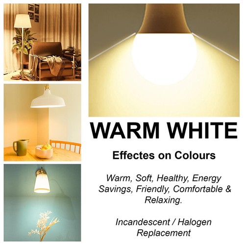 6 Pack LED 45W Bulb E14 B22 Bayonet GLS Lamp Light Bulbs Cool White Warm White - Picture 8 of 52