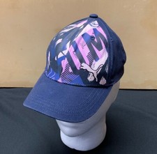 Puma Youth Hat Cap Navy Blue with Multi-Color Graffiti Style Graphics Strapback