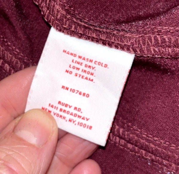 Chaqueta Blazer Ruby Rd Road Petite Borgoña Rojo Brillante Bolsillos Abotonados Talla 14 Foto 4 de 4