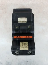 1) Federal Pacific FPE NA2100 2 Pole 100 Amp 240v Circuit Breaker Red Handle