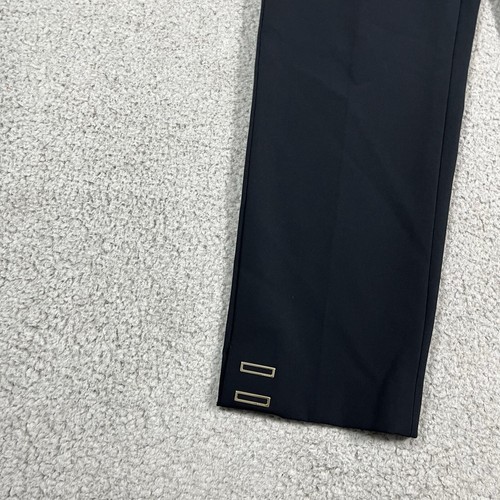 Escada Pants Womens 38 Blue Dress Straight Leg Trousers - Picture 11 of 18