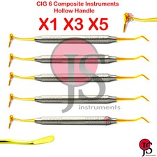 Dental Composite CIG-6 Plastic Filling Instrument Restorative Titanium Gold