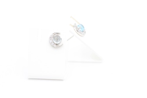 Noble 1,10 Quilates Topacio Azul Mondohrstecker 925 Plata Claro Gema Superior - Imagen 11 de 11