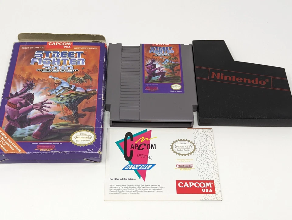 Street Fighter 2010: The Final Fight (Nintendo, NES) -Box-No Manual - Image 2 of 4