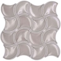 Keramikmosaik Grau Fliesenspiegel Dusche KüChe Wand 13-FSW02 | 10 Mosaikplatten