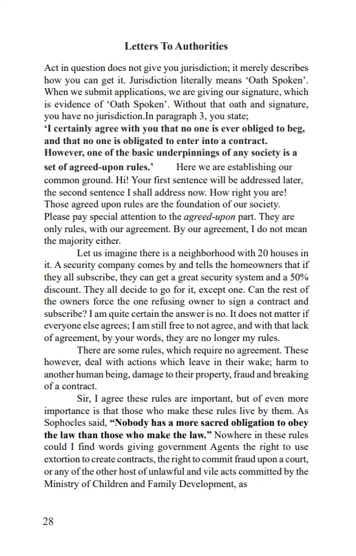 Awesome! Brand New! - Letters to Authorities Book with 600 Law Maxims included! - Image 2 of 4