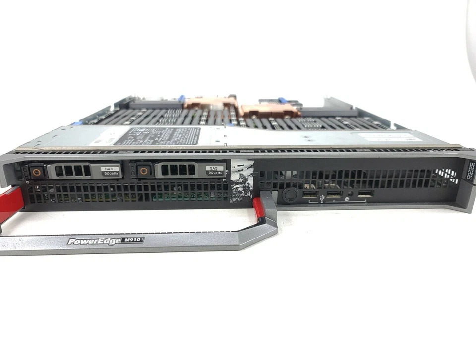 Dell PowerEdge M910 Blade Server Dual Xeon 2x E7-2820 2.27 GHz 128GB Perc H700 - Image 3 of 4