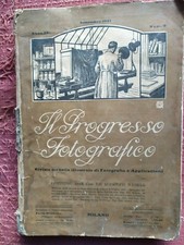 IL PROGRESSO FOTOGRAFICO ANNO 28, n. 9 del 1921 - FOTOGRAFIA E APPLICAZIONI