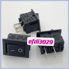 5PCS NEW LECI RS601H 2Pins 2 Positons 3A 250VAC Rocker Switch,15 10MM