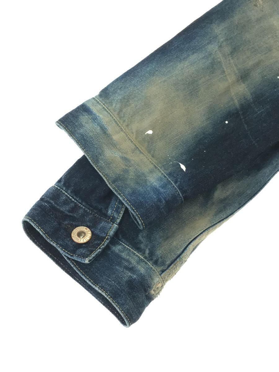 SEQUEL G JUNG QUEL FRAGMENT 21AW DENIM JACKET INDIGO PAINT SEQUEL G JUNG QUEL FRAGMENT 21AW DENIM JACKET INDIGO PAINT
