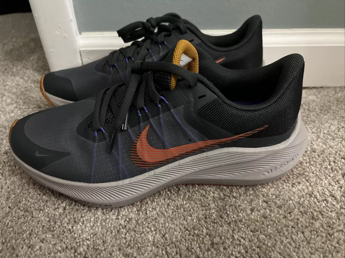 Men Nike Zoom Winflo 8 Running Training Shoes Anthracite Rush