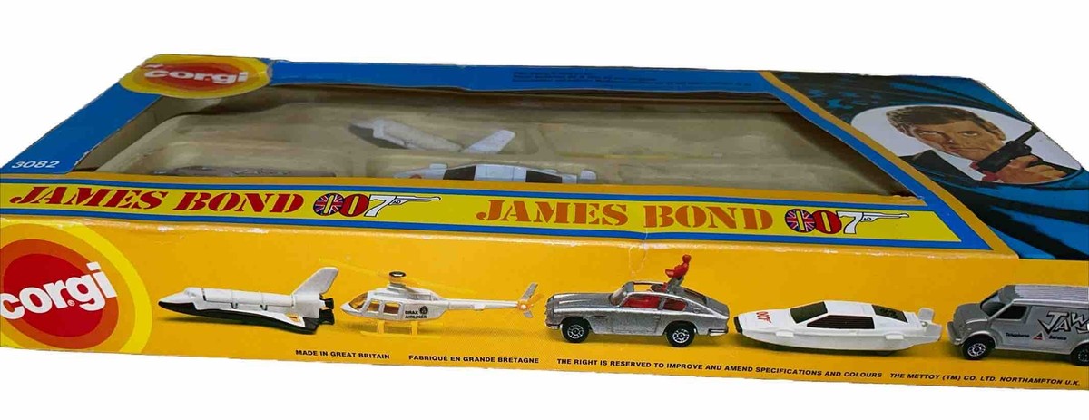 Vintage Corgi Juniors 3082 James Bond 007 Five Car Set 1979