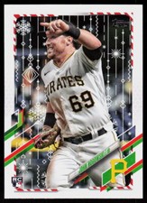 2021 Topps Holiday John Nogowski #HW103 BASEBALL Rookie Pittsburgh Pirates RC