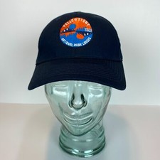 Yellowstone Baseball Cap Hat National Park Lodges Strap Back Adjustable Navy