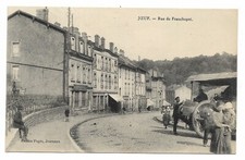 CARTE POSTALE JOEUF rue de Franchepré Animée 1907 MEURTHE ET MOSELLE LORRAINE