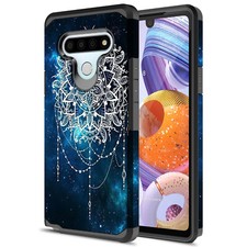 For LG Stylo 6 Hybrid Graphic Fashion Cute Colorful Silicone Case