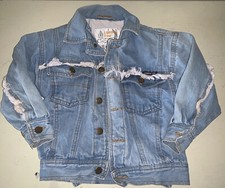 Vtg 80  s Girls London Fog Denim Cowgirl Jacket Size S