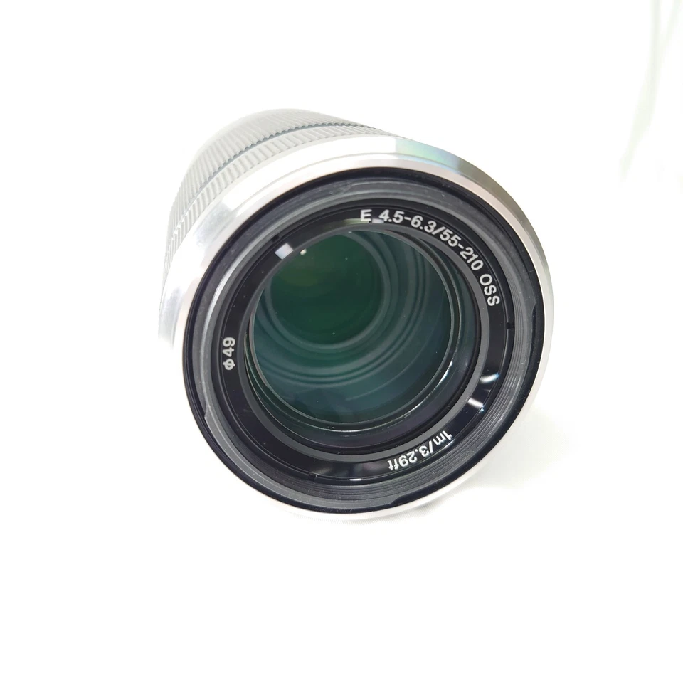[N.COMO NUEVO] Sony E 55-210mm f/4.5-6.3 OSS E-Mount Lens SEL55210 Silver Fro... - Imagen 4 de 4