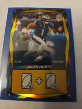 2024 Mattel Uno Elite Jalen Hurts Yellow Foil SP Target +2 + Target +2 Card No.
