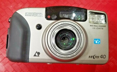 Minolta Vectis 40 IX-DATE APS Film Camera MACRO Aspherical 30-120mm AF Zoom Lens