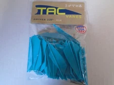 @NEW@ 100- TAC Vanes Driver 225! Turquoise 2.25" MADE IN THE USA