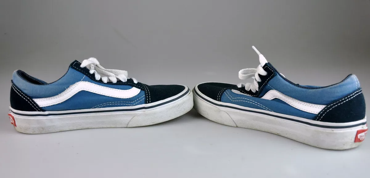 Old Skool Blue Canvas/Suede Blue Suede 500714 Shoes Sneakers Size 3.5 | eBay