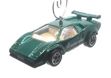 Christmas Ornament for Lamborghini Countach LP 500S Green