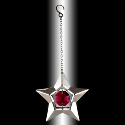 SWAROVSKI CRYSTAL TEMPTATIONS Stern Anhänger mit rubinfarbenem Kristall 