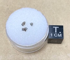 Cranfield, Mississippi Meteorite 51mg of crumbs by Meteorite Men Steve