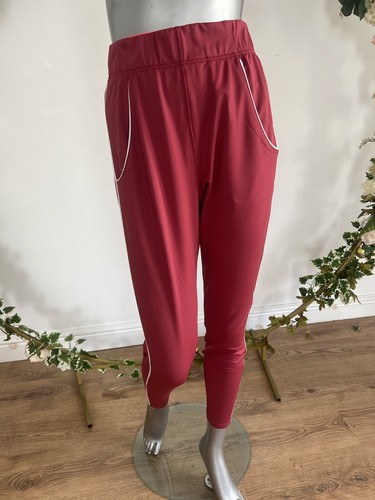 Gymshark Recess Joggers Bottoms Womens Size XS & S Red Pink Running Gym NEW OT17 - Picture 9 of 24