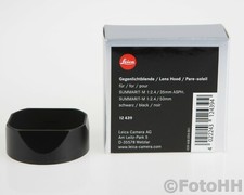 LEICA LENS HOOD FOR LEICA SUMMARIT-M 35mm 50mm IN BLACK / LEICA NUMBER : 12439