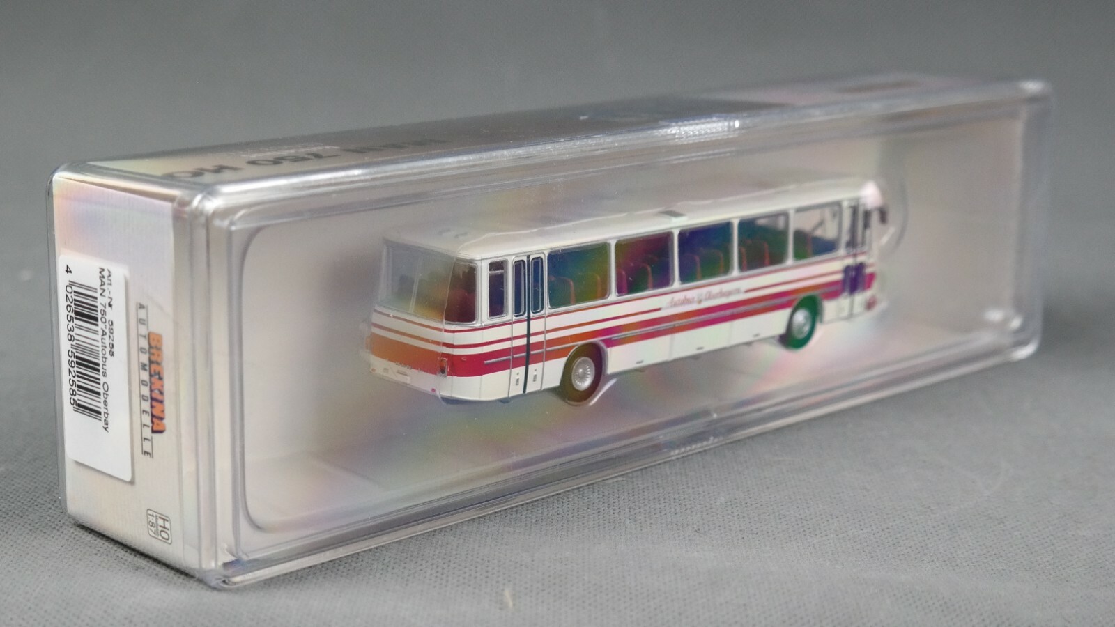 BREKINA 59255 H0 1 87 MAN 750 HO Bus 1970 DB Peterstaler 