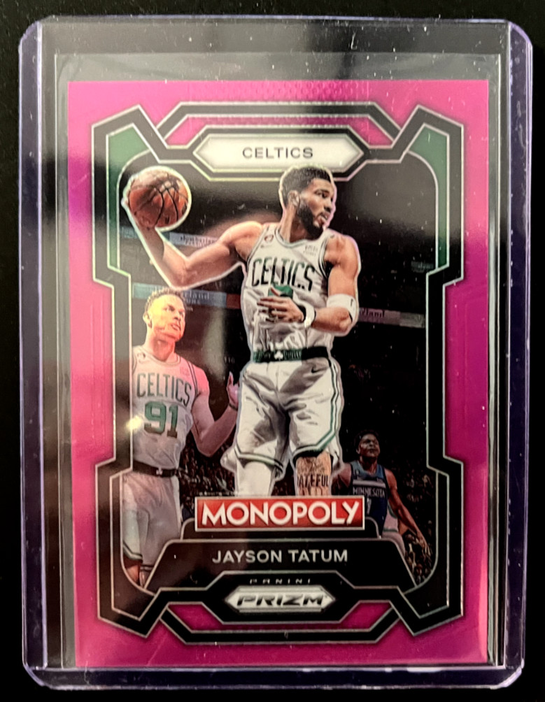 JAYSON TATUM 2023 - 24 PANINI PRIZM MONOPOLY PINK #7 - 121/149