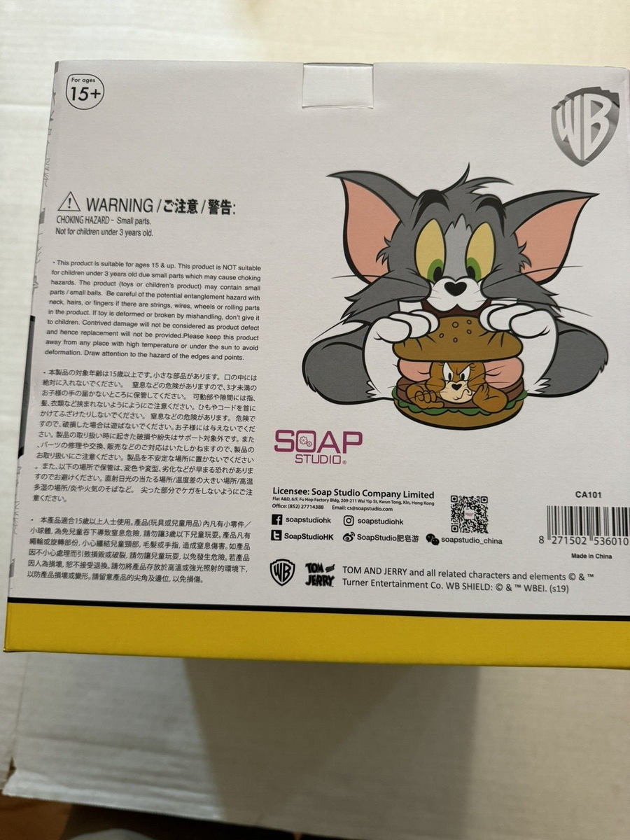 Soap Studio Cartoon 23cm Tom and Jerry Burger Hamburger Soap Studio Cartoon 23cm Tom and Jerry Burger Hamburger