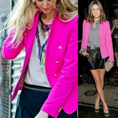 pink boyfriend coat