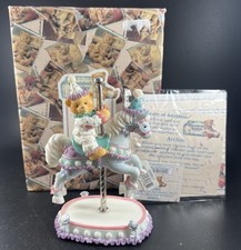 1999 Cherished Teddies Carousel Figurine Archie 589977 By Priscilla Hillman