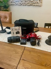 Mint Cdt.Canon EOS Rebel T6 18MP Digital SLR Camera w/ 18-55mm  75-300mm Bundle