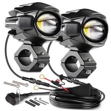 Motorcycle Auxiliary Lights, Luces Exploradoras Para Moto With Switch Wiring