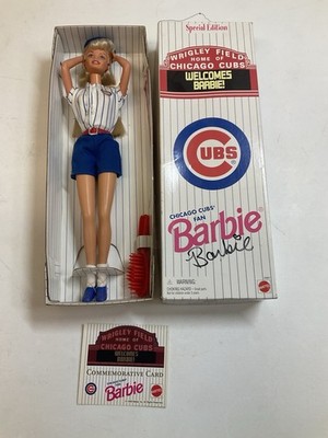 1999 MLB Special Edition Chicago Cubs Wrigley Field SGA Barbie Doll NEW IN BOX