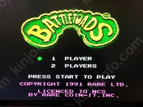 Battletoads Used Famicom Japan Version NES Action Game